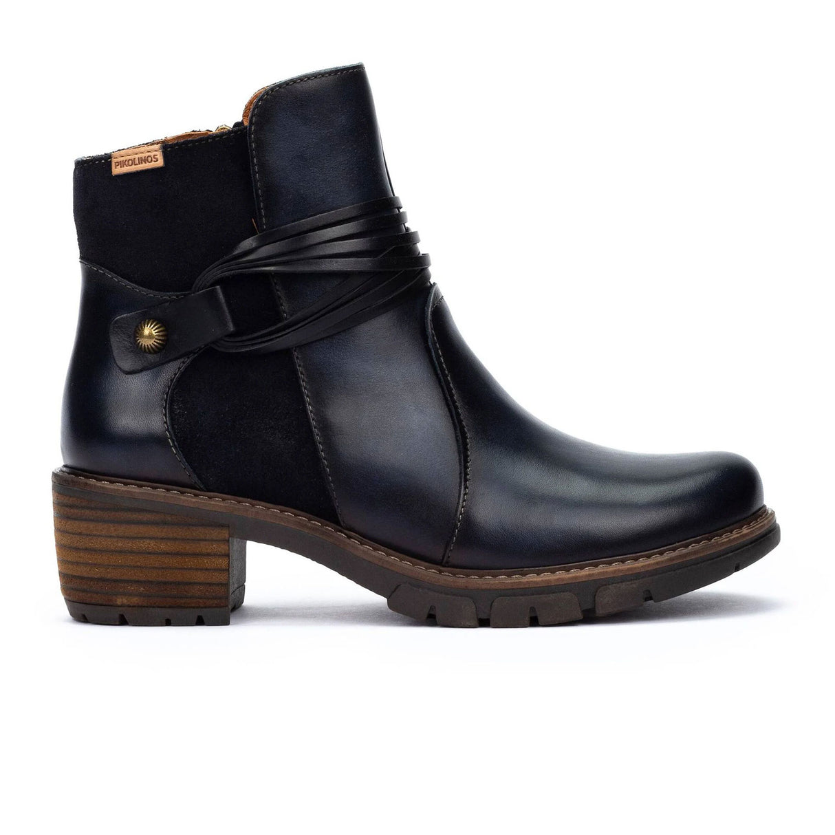 Pikolinos San Sebastian W1T-8906C2 Ankle Boot (Women) - Blue Boots - Casual - Mid - The Heel Shoe Fitters