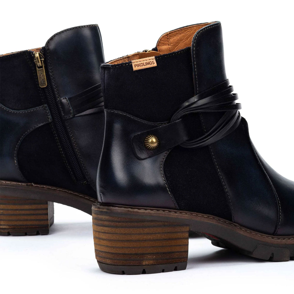 Pikolinos San Sebastian W1T-8906C2 Ankle Boot (Women) - Blue Boots - Casual - Mid - The Heel Shoe Fitters