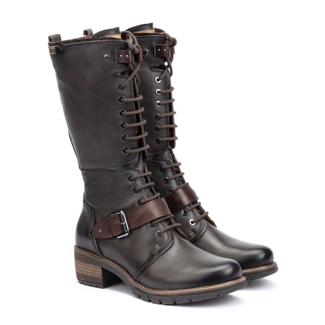 Pikolinos San Sebastia W1T-9624 Tall Boot (Women) - Lead Leather Boots - Fashion - High - The Heel Shoe Fitters