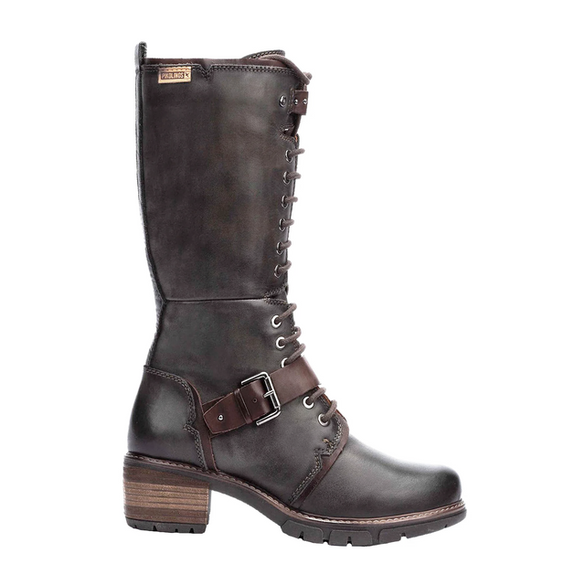 Pikolinos San Sebastia W1T-9624 Tall Boot (Women) - Lead Leather Boots - Fashion - High - The Heel Shoe Fitters