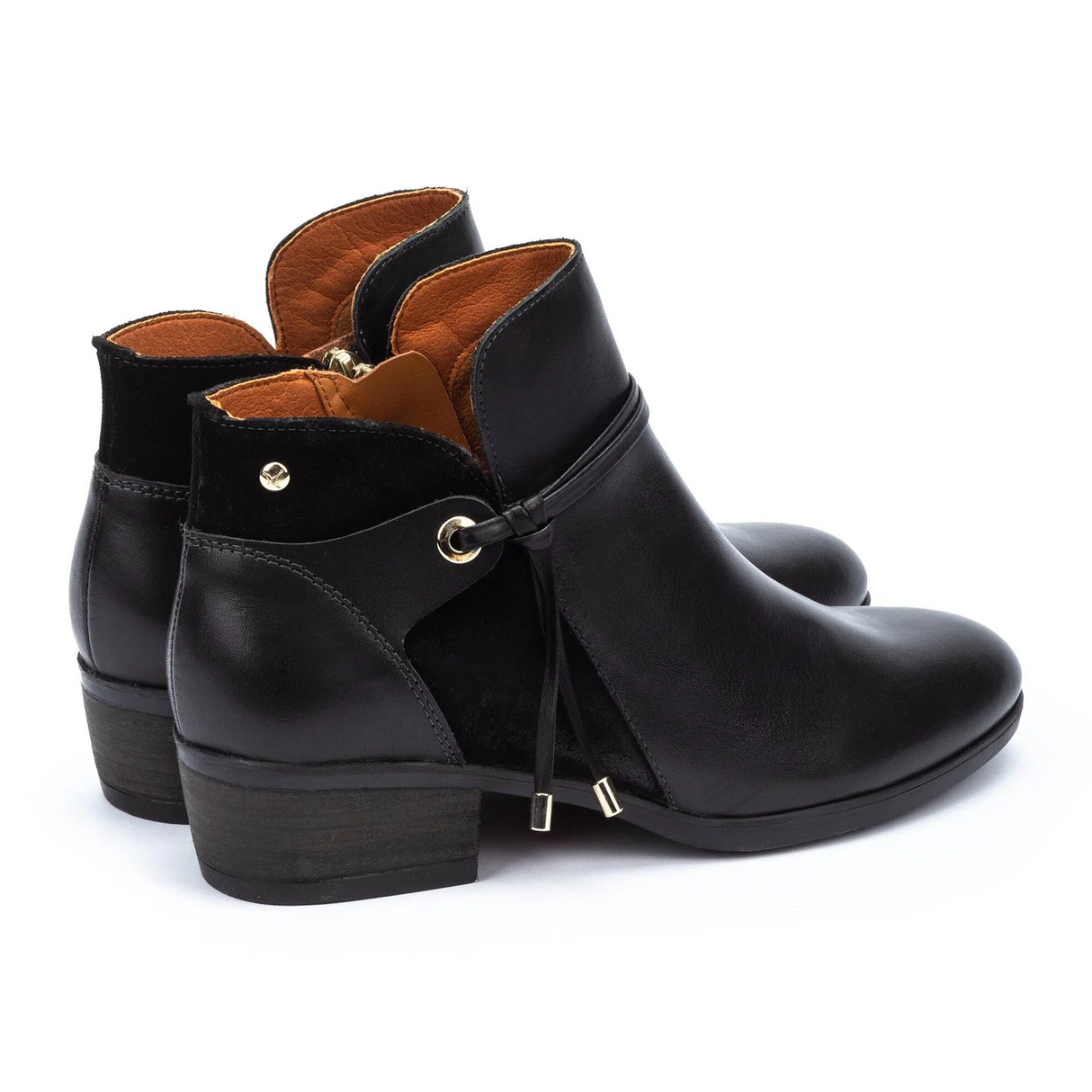 Pikolinos Daroca W1U-8505 Ankle Boot (Women) - Black Leather