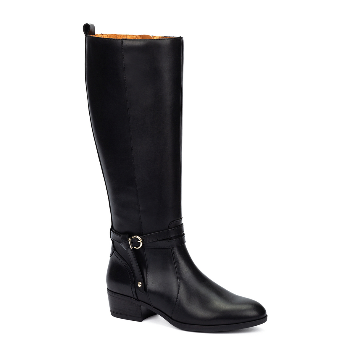 Pikolinos Daroca W1U-9764 Heeled Tall Boot (Women) - Black Boots - Casual - High - The Heel Shoe Fitters
