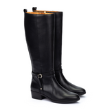 Pikolinos Daroca W1U-9764 Heeled Tall Boot (Women) - Black Boots - Casual - High - The Heel Shoe Fitters