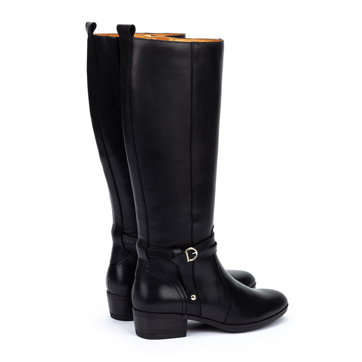 Pikolinos Daroca W1U-9764 Heeled Tall Boot (Women) - Black Boots - Casual - High - The Heel Shoe Fitters