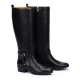 Pikolinos Daroca W1U-9764 Heeled Tall Boot (Women) - Black Boots - Casual - High - The Heel Shoe Fitters