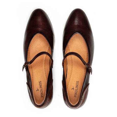 Pikolinos Calafat W1Z-5656C1 Heel (Women) - Caoba Dress-Casual - Heels - The Heel Shoe Fitters