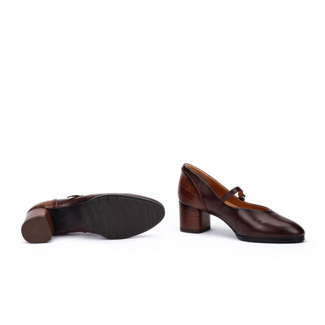 Pikolinos Calafat W1Z-5656C1 Heel (Women) - Caoba Dress-Casual - Heels - The Heel Shoe Fitters