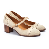 Pikolinos Calafat W1Z-5797 Heeled Mary Jane (Women) - Marfil Dress-Casual - Heels - The Heel Shoe Fitters