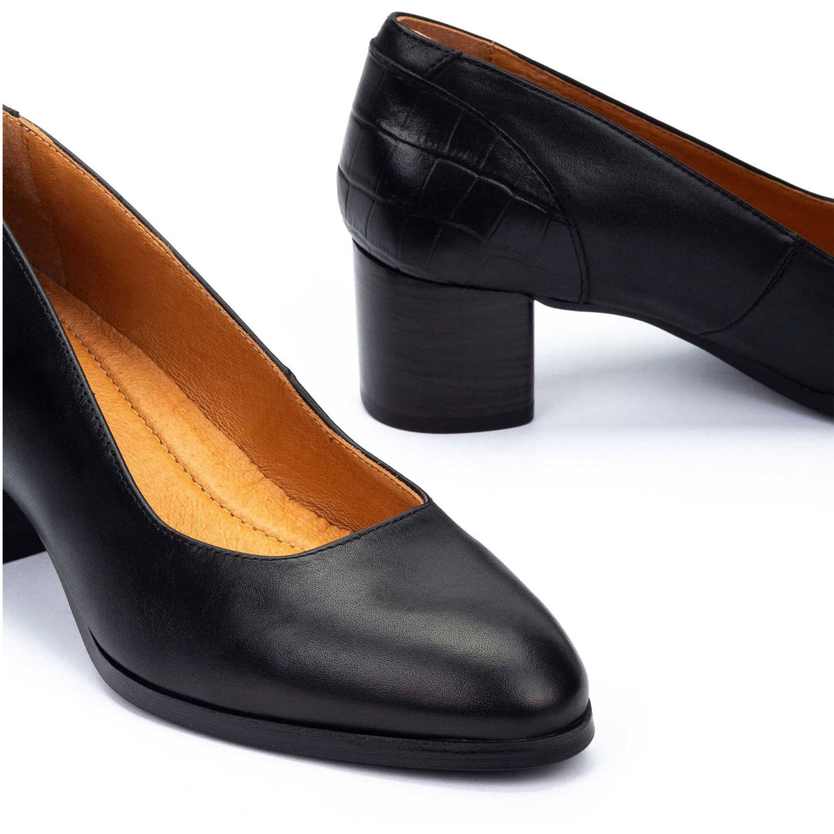 Pikolinos Calafat W1Z-5920C1 Pump (Women) - Black Dress-Casual - Heels - The Heel Shoe Fitters