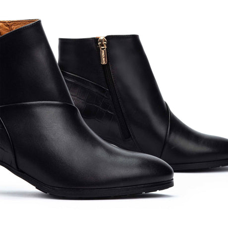Pikolinos Calafat W1Z-8575C1 Ankle Boot (Women) - Black Boots - Casual - Low - The Heel Shoe Fitters