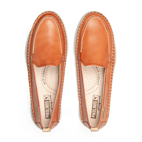 Pikolinos Gandia W2Y-3802 Loafer (Women) - Nectar  Leather Dress-Casual - Loafers - The Heel Shoe Fitters