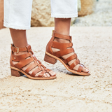 Pikolinos Blanes W3H-1823 (Women) Brandy Sandals - Heel/Wedge - The Heel Shoe Fitters