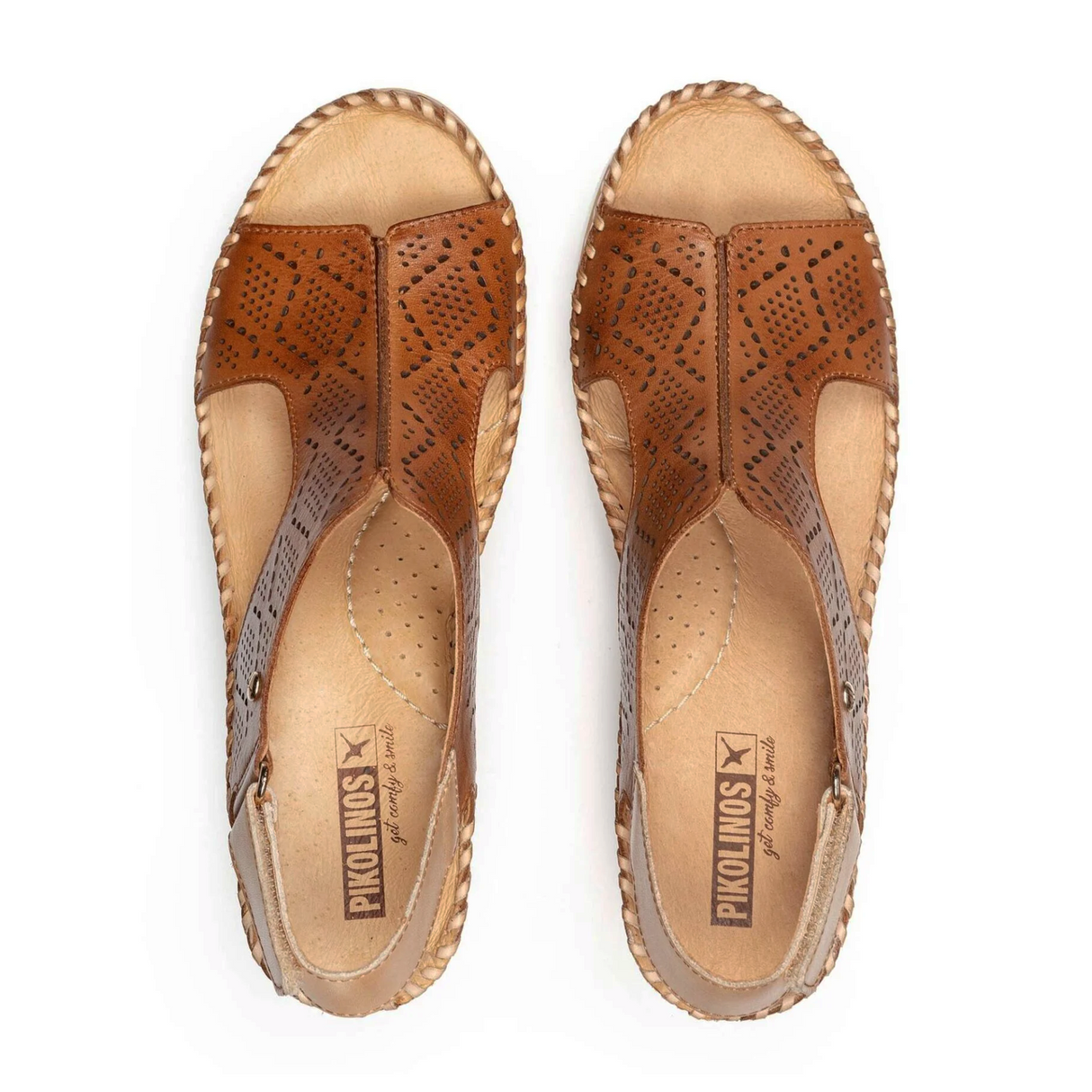 Pikolinos Aguadulce W3Z-1775C1 Wedge Sandal (Women) - Brandy Leather