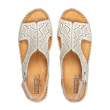 Pikolinos Aguadulce W3Z-1775C1 Wedge Sandal (Women) - Nata Leather Sandal - Backstrap - The Heel Shoe Fitters
