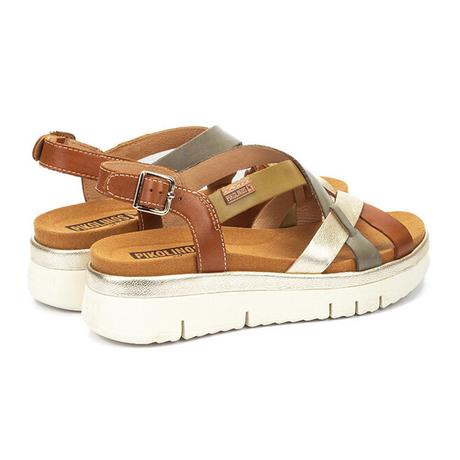 Pikolinos Palma W4N-0650C1 Backstrap Sandal (Women) - Brandy Sandal - Heel/Wedge - The Heel Shoe Fitters