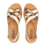 Pikolinos Palma W4N-0650C1 Backstrap Sandal (Women) - Marfil Sandal - Heel/Wedge - The Heel Shoe Fitters