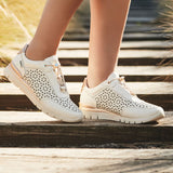 Pikolinos Cantabria W4R-6584 Sneaker (Women) - Nata Athletic - Casual - Lace Up - The Heel Shoe Fitters