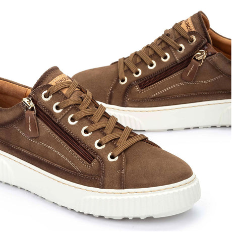 Pikolinos Riells W4Z-6784C1 Sneaker (Women) - Taupe Athletic - Casual - Lace Up - The Heel Shoe Fitters