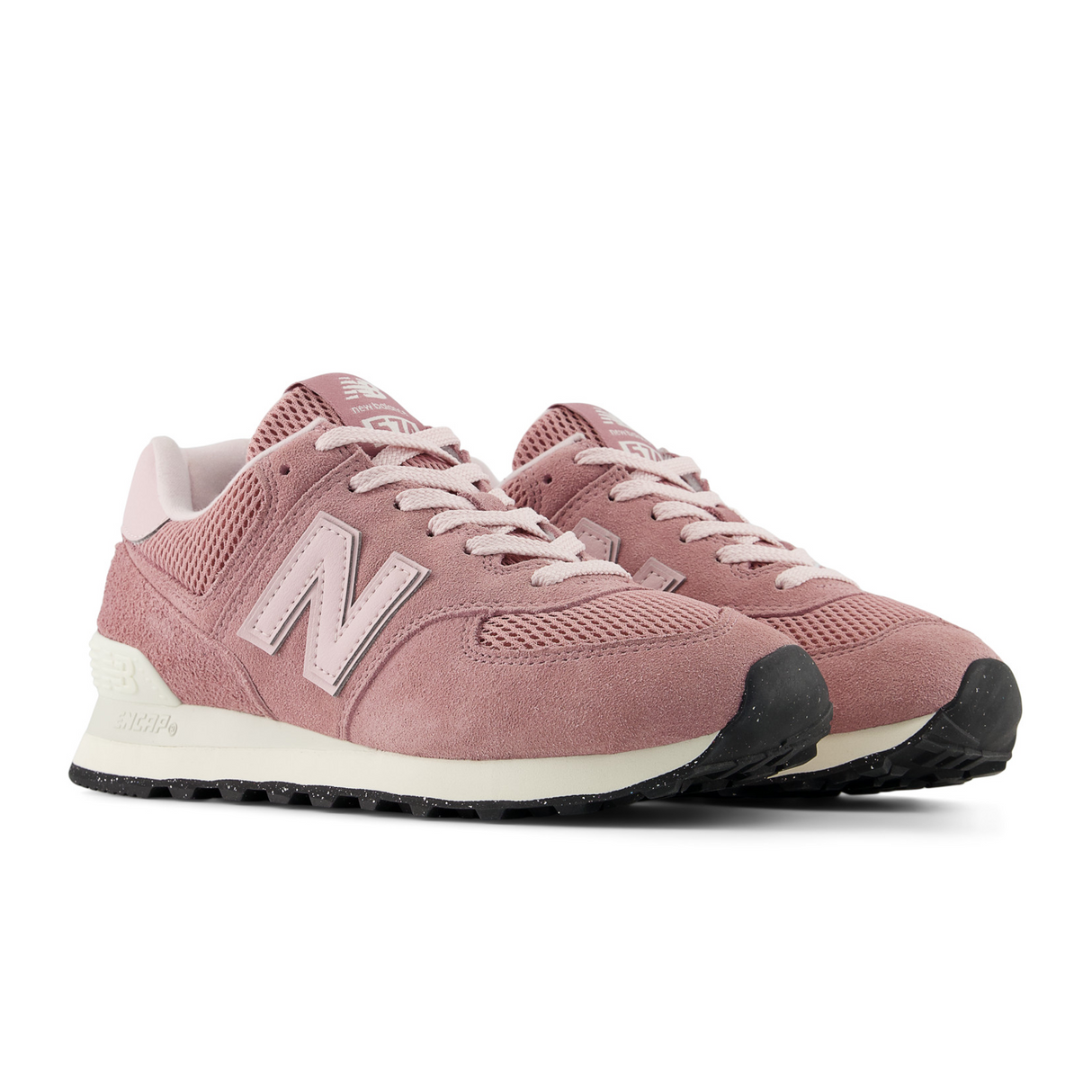 New Balance 574 Sneaker (Women) - Alpha Pink/White
