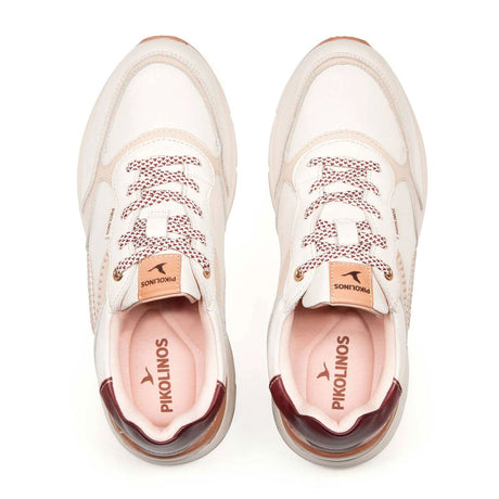 Pikolinos Cuenca W6A-6674C1 Sneaker (Women) - Off White Athletic - Casual - Lace Up - The Heel Shoe Fitters