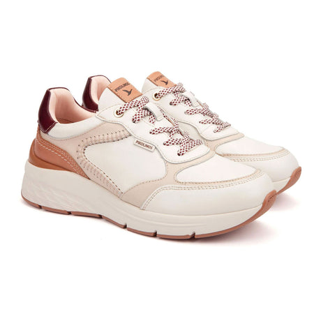 Pikolinos Cuenca W6A-6674C1 Sneaker (Women) - Off White Athletic - Casual - Lace Up - The Heel Shoe Fitters