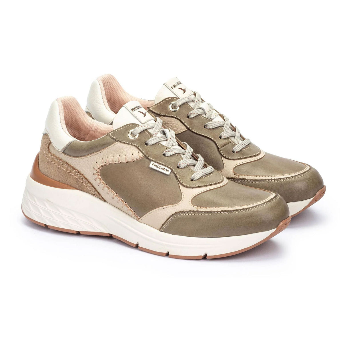 Pikolinos Cuenca W6A-6674C2 Sneaker (Women) - Sage Athletic - Casual - Lace Up - The Heel Shoe Fitters