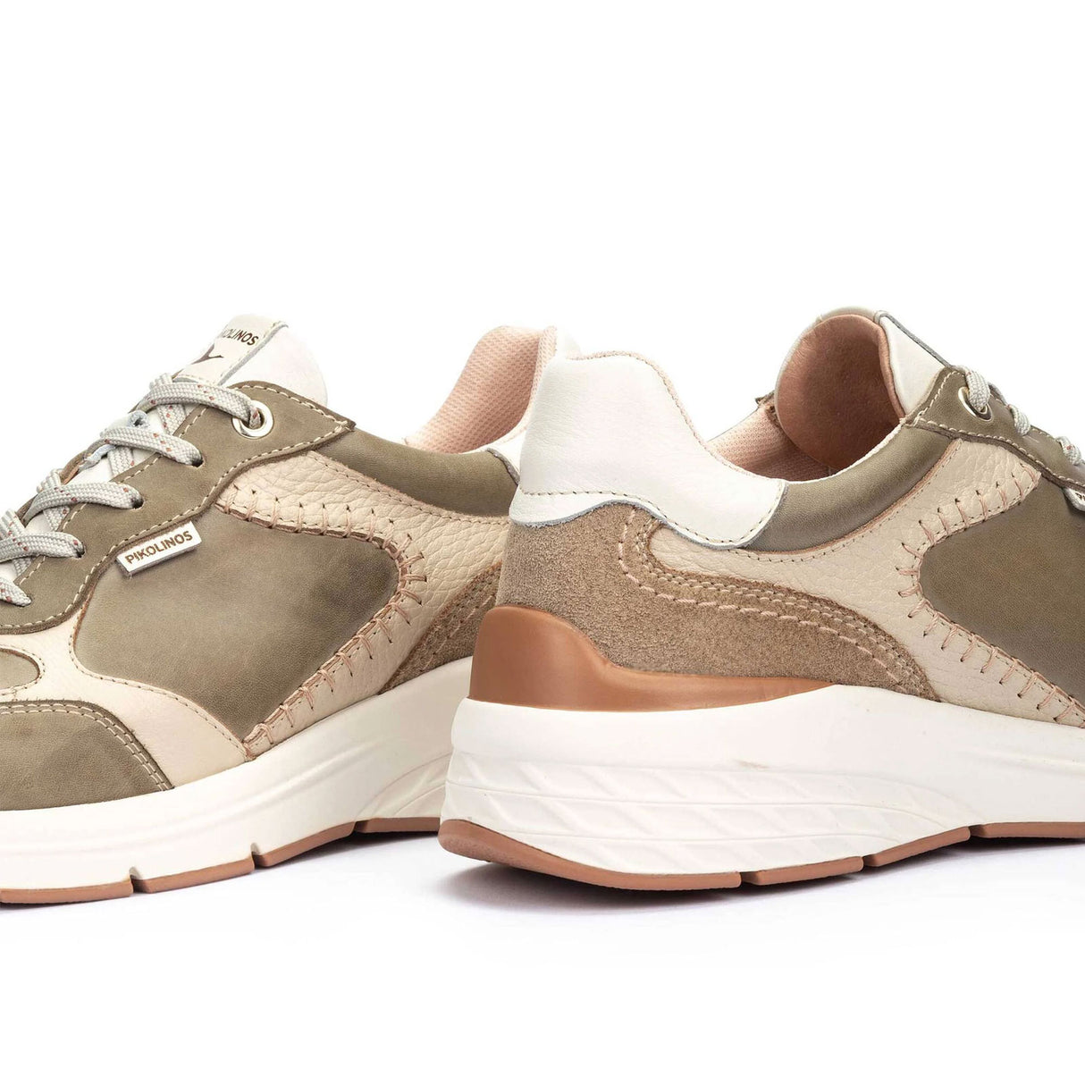 Pikolinos Cuenca W6A-6674C2 Sneaker (Women) - Sage Athletic - Casual - Lace Up - The Heel Shoe Fitters