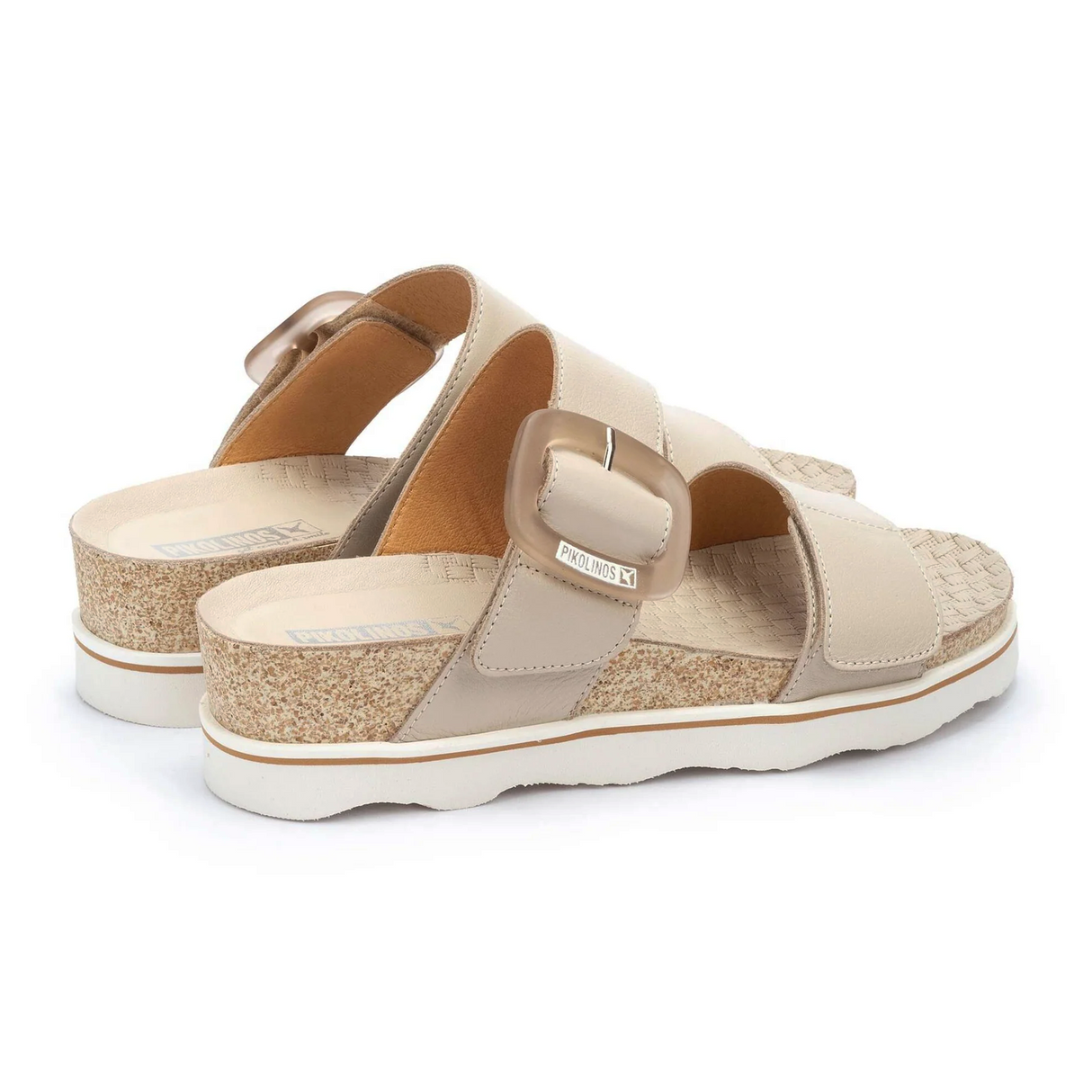 Pikolinos Menorca W6E-0596 Slide Sandal (Women) - Marfil Leather