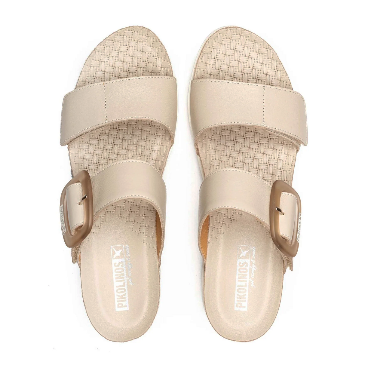 Pikolinos Menorca W6E-0596 Slide Sandal (Women) - Marfil Leather