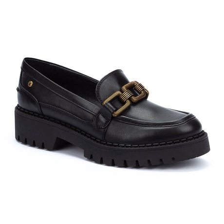 Pikolinos Aviles W6P-3742 Loafer (Women) - Black Leather Dress-Casual - Loafers - The Heel Shoe Fitters