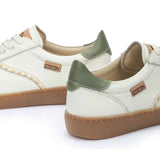 Pikolinos Lanzarote W7B-6508C1 Sneaker (Women) - Off White Athletic - Casual - Lace Up - The Heel Shoe Fitters