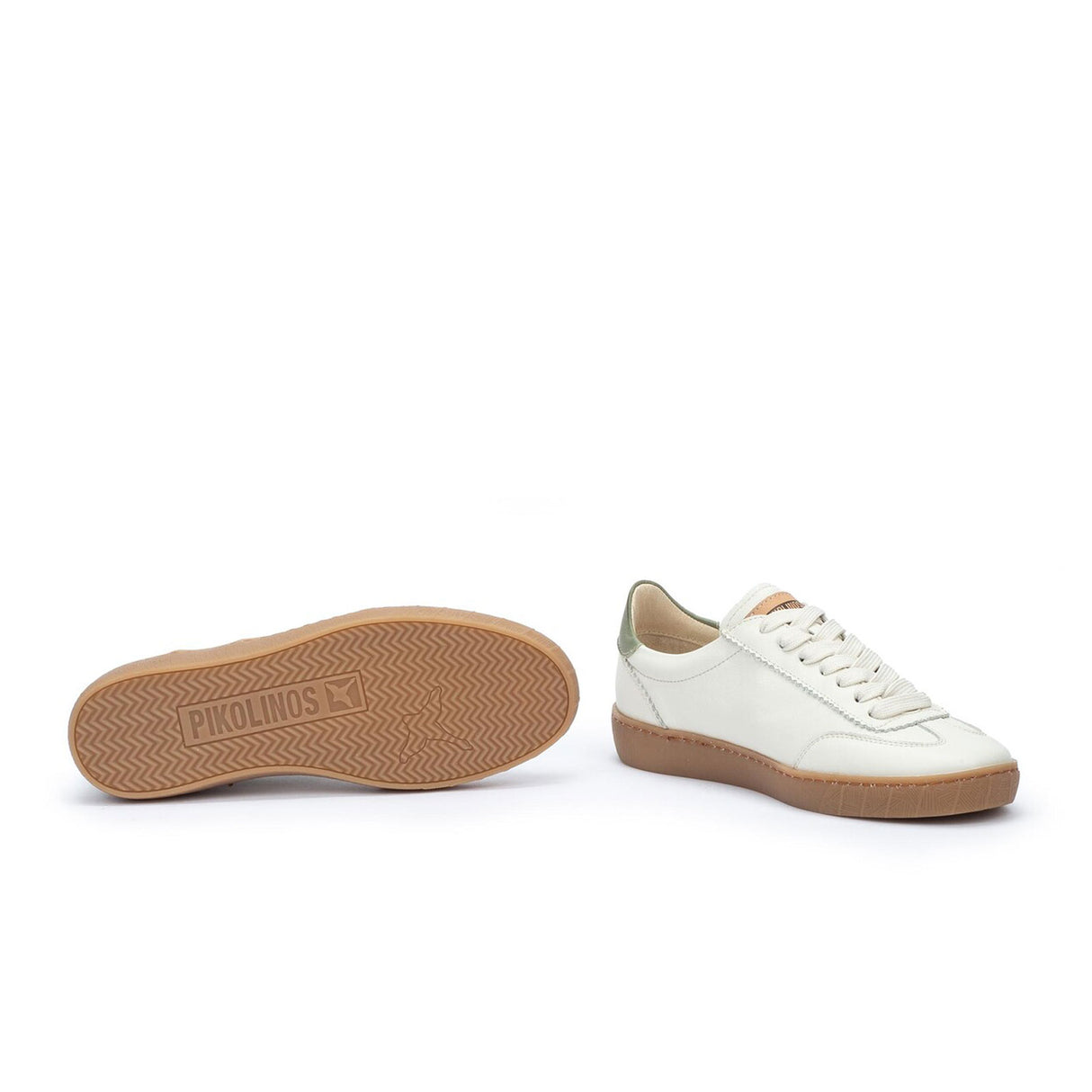 Pikolinos Lanzarote W7B-6508C1 Sneaker (Women) - Off White Athletic - Casual - Lace Up - The Heel Shoe Fitters