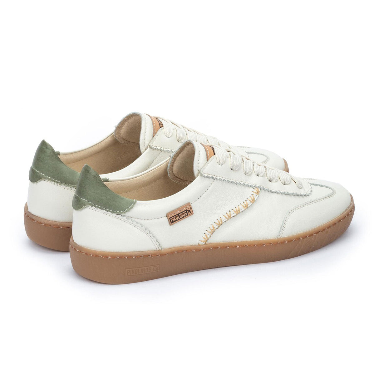 Pikolinos Lanzarote W7B-6508C1 Sneaker (Women) - Off White Athletic - Casual - Lace Up - The Heel Shoe Fitters