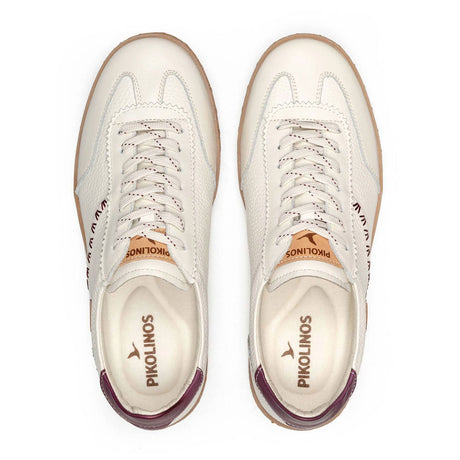 Pikolinos Lanzarote W7B-6508LIC1 Sneaker (Women) - Off White Athletic - Casual - Lace Up - The Heel Shoe Fitters
