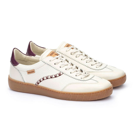 Pikolinos Lanzarote W7B-6508LIC1 Sneaker (Women) - Off White Athletic - Casual - Lace Up - The Heel Shoe Fitters