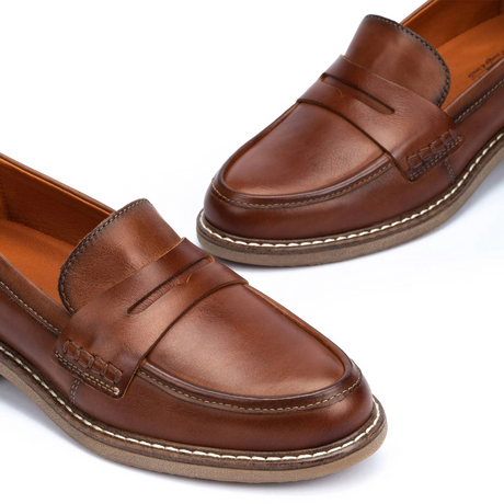 Pikolinos Aldaya W8J-3541 Slip On Loafer (Women) - Cuero Leather Dress-Casual - Loafers - The Heel Shoe Fitters