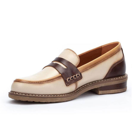 Pikolinos Aldaya W8J-3541C2 Slip On Loafer (Women) - Marfil Leather Dress-Casual - Loafers - The Heel Shoe Fitters