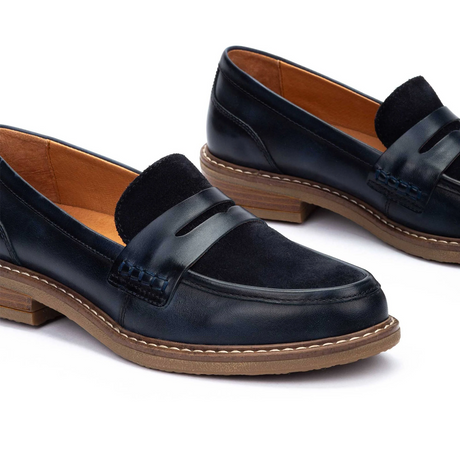 Pikolinos Aldaya W8J-3541C6 Loafer (Women) - Blue Dress-Casual - Loafers - The Heel Shoe Fitters