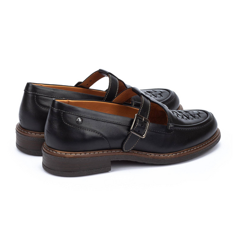 Pikolinos Aldaya W8J-4862 Loafer (Women) - Black Dress-Casual - Loafer - The Heel Shoe Fitters