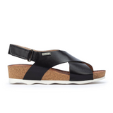 Pikolinos Mahon W9E-0912 Backstrap Sandal (Women) - Black Leather