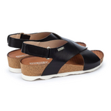 Pikolinos Mahon W9E-0912 Backstrap Sandal (Women) - Black Leather