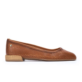 Pikolinos Almeria W9W-2588 Flat (Women) - Brandy Leather Dress-Casual - Flat - The Heel Shoe Fitters