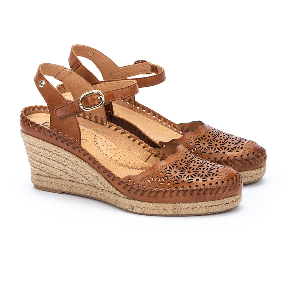 Pikolinos Vila W9Y-1508 Wedge Sandal (Women) - Brandy Sandals - Heel/Wedge - The Heel Shoe Fitters