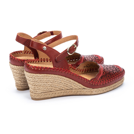 Pikolinos Vila W9Y-1508 Wedge Sandal (Women) - Sandia Leather Sandals - Heel/Wedge - The Heel Shoe Fitters