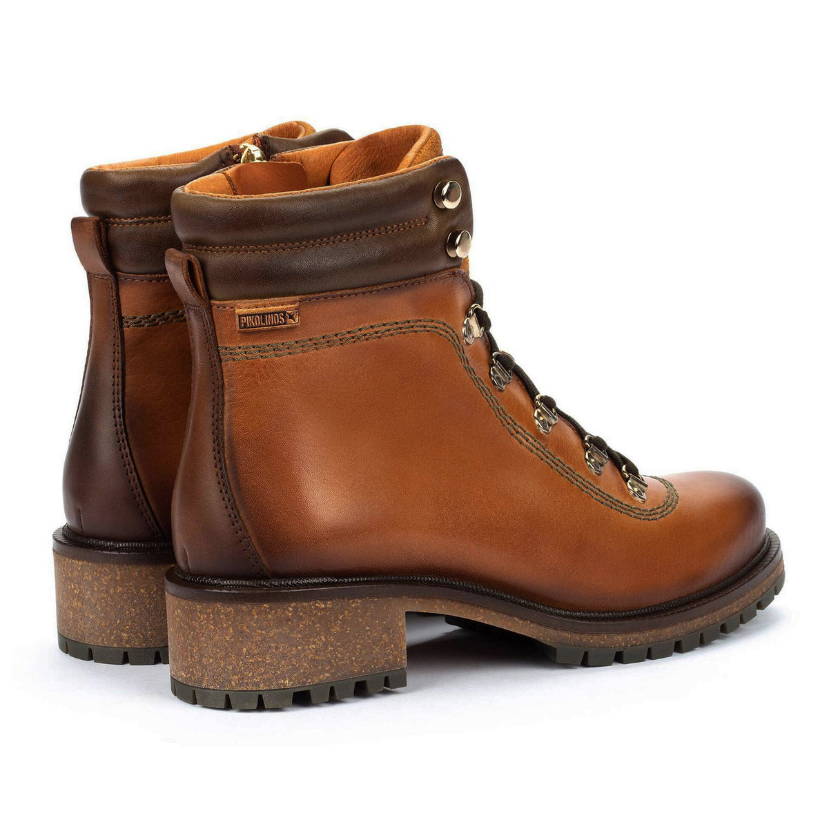 Pikolinos Aspe W9Z-8634C1 Ankle Boot (Women) - Brandy Leather Boots - Fashion - Mid Boot - The Heel Shoe Fitters