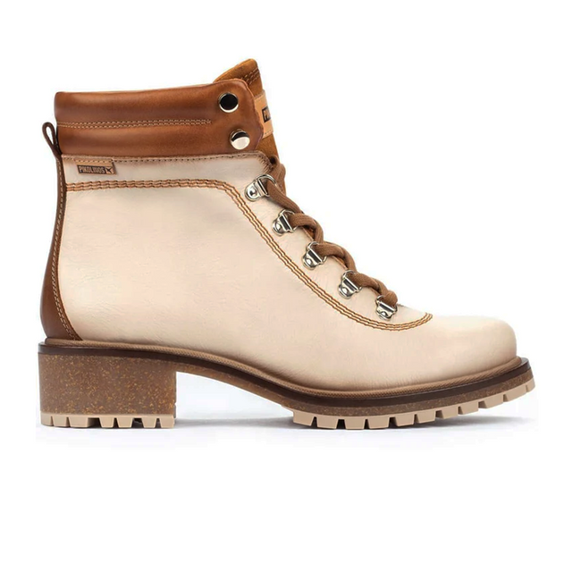 Pikolinos Aspe W9Z-8634C1 Ankle Boot (Women) - Marfil Leather Boots - Fashion - Mid Boot - The Heel Shoe Fitters