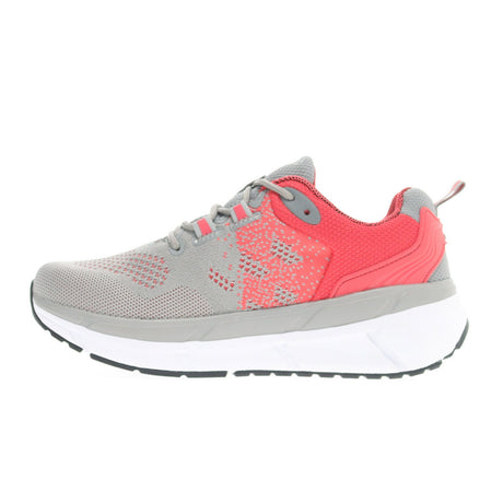 Propet Ultra Walking Shoe (Women) - Light Grey/Salmon Athletic - Walking - The Heel Shoe Fitters