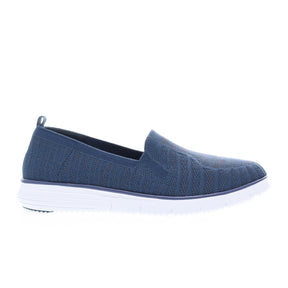 Propet TravelFit Slip On (Women) - Navy/Grey Dress-Casual - Slip On - The Heel Shoe Fitters
