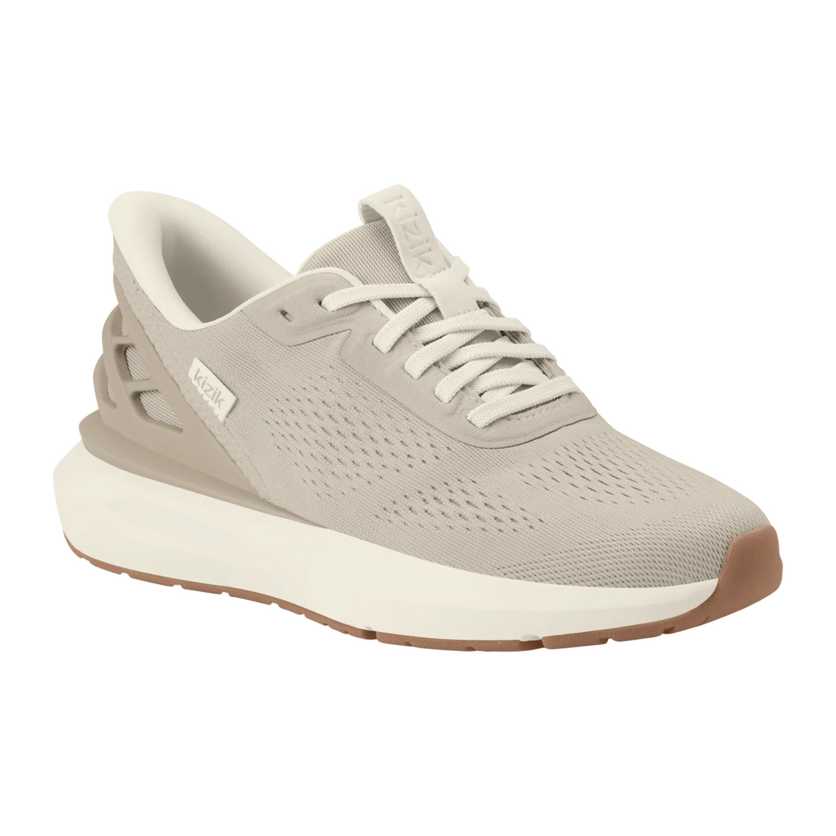 Kizik Athens 2 Sneaker (Women) - Oatmeal/Pristine Athletic - Casual - Lace Up - The Heel Shoe Fitters