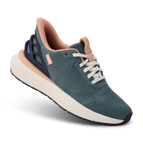 Kizik Athens 2 Sneaker (Women) - Stormy Weather/Rose Athletic - Casual - Lace Up - The Heel Shoe Fitters